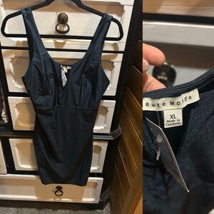 Haute Monde Midnight Teal Dress